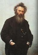 Portrait of Ivan I. Shishkin, Kramskoy, Ivan Nikolaevich
